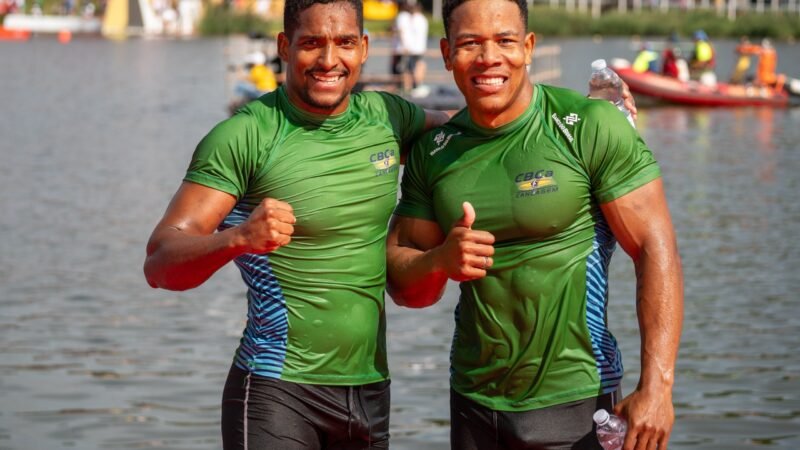 Brasil conquista prata no Mundial de Canoagem Velocidade com Jacky e Gabriel