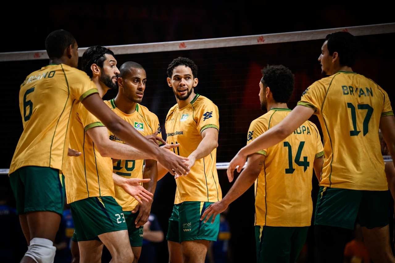 Brasil encerra Sul-Americano Masculino de vôlei contra a Argentina; veja tabela completa