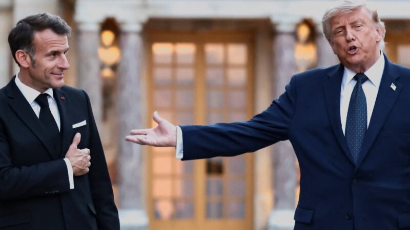 Macron visita ilhas francesas no Atlântico após Trump publicar mapa com território sob bandeira dos EUA
