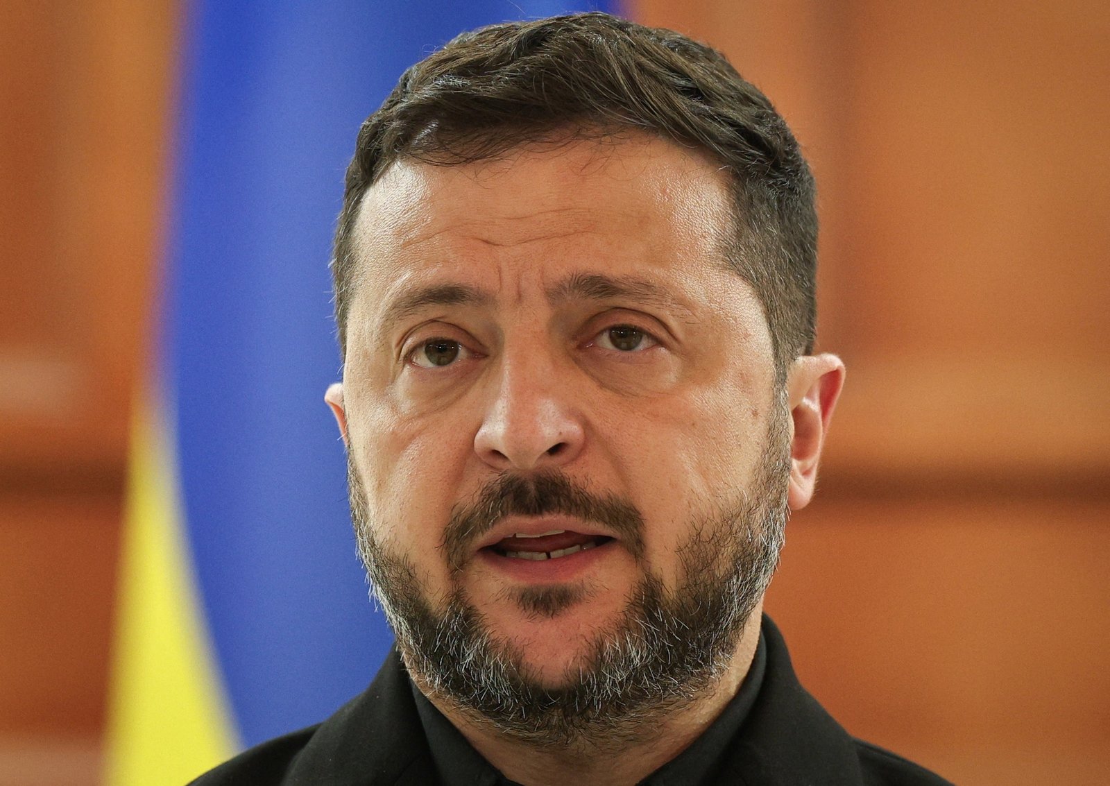 Presidente da Ucrânia, Volodymyr Zelensky inicia seu discurso na Assembleia Geral da ONU