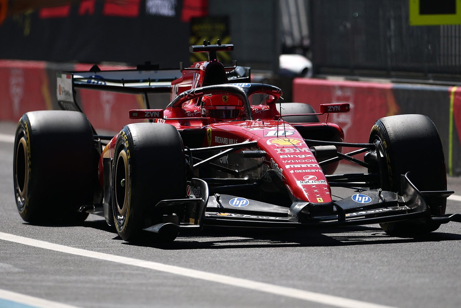 GP da Itália: Leclerc lidera 1º treino livre, e Bortoleto é 8º mais rápido