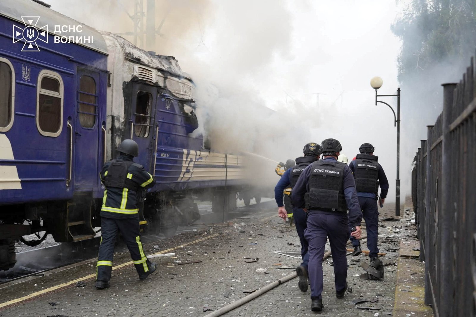 UE acusa Rússia de atacar estação ferroviária na fronteira da Ucrânia com a Polônia após passagem de trem com autoridades europeias