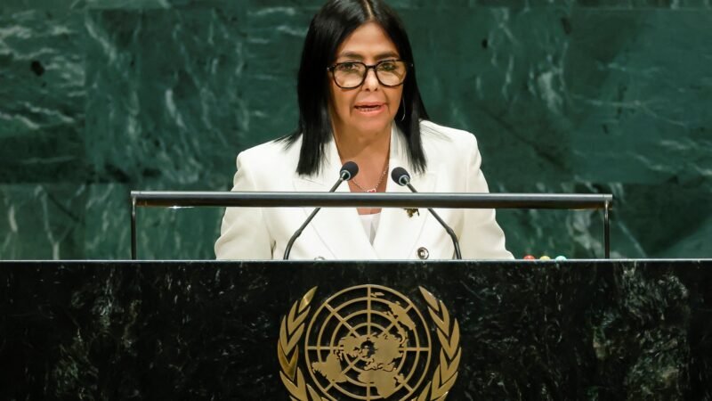 Delcy Rodríguez faz discurso ambíguo na ONU, critica interferência externa e elogia acordo entre Venezuela e EUA