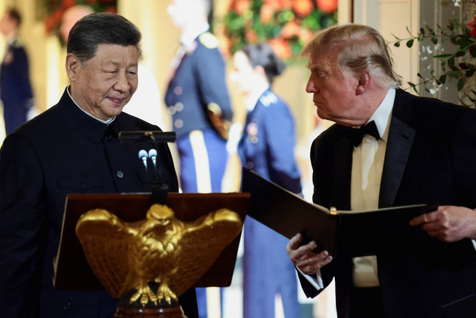 Xi Jinping diz que EUA e China ‘alcançaram entendimento comum em muitas questões’ após reunião com Trump em Washington