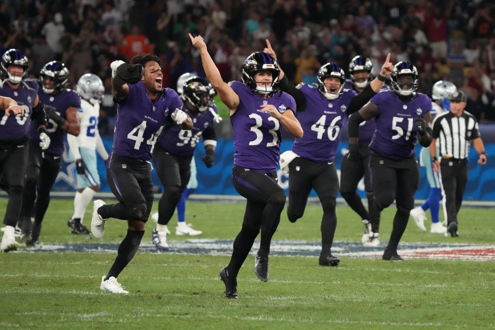 NFL no Rio: kicker do Ravens explica comemoração de Cristiano Ronaldo depois de chute heroico