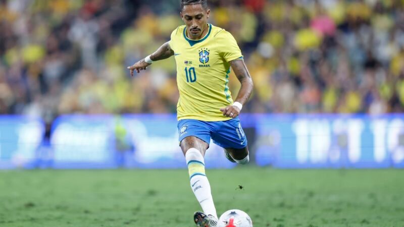E se valesse para o Cartola? Raphinha seria o maior pontuador do Brasil contra a Austrália; veja top 5