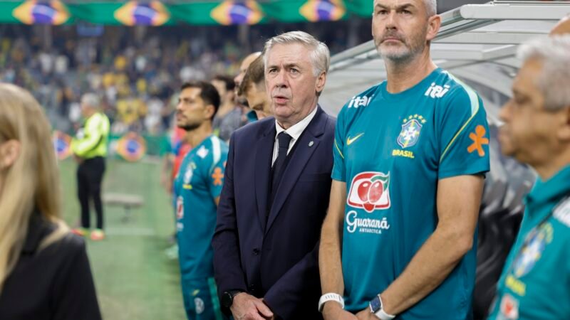 Ancelotti valoriza testes na Seleção em empate com a Austrália e diz: “Torcedor tem que ser paciente”