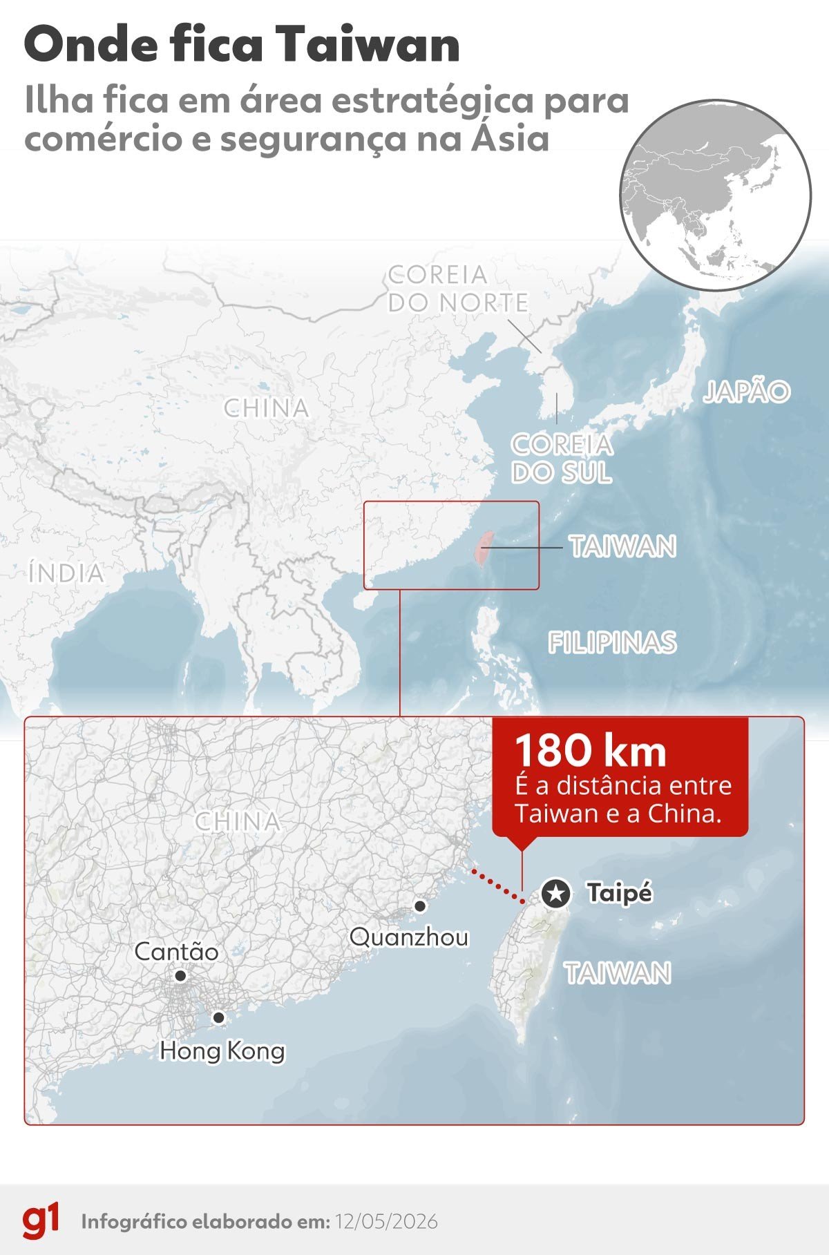 Antes de reunião entre Trump e Xi, China pede ‘cautela extrema’ aos EUA sobre Taiwan