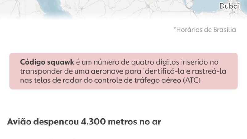 Ataque em avião: INFOGRÁFICO mostra rota e queda brusca em voo após copiloto esfaquear piloto
