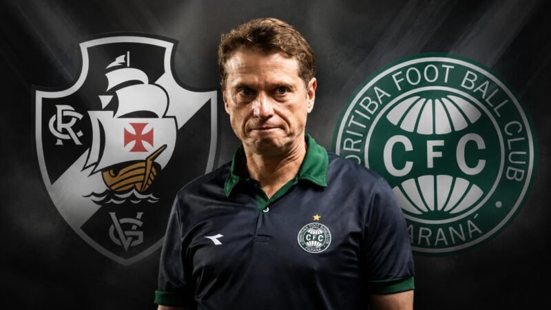 Seabra encara o Vasco depois de brinde com vinho e acerto frustrado que quase o tirou do Coritiba