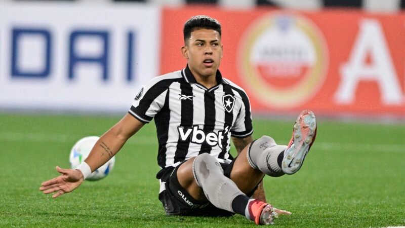 Botafogo aguarda retorno de Matheus Martins, que deve ser desfalque contra o Palmeiras