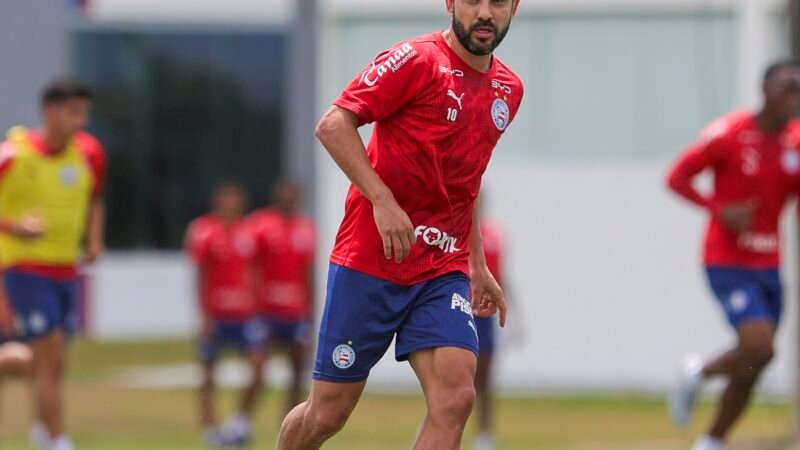 Bahia inicia preparação para jogo contra o Athletico-PR