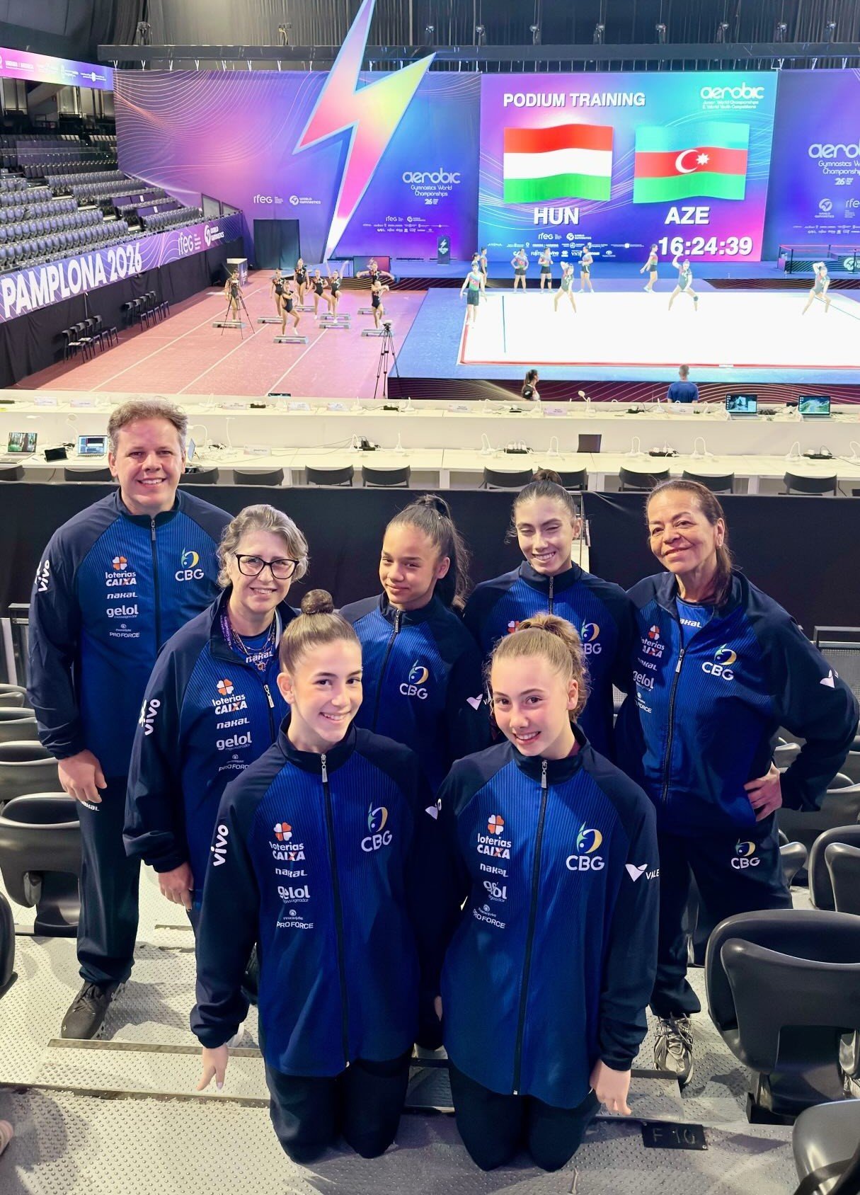 Equipe catarinense representa o Brasil no Campeonato Mundial de Ginástica Aeróbica