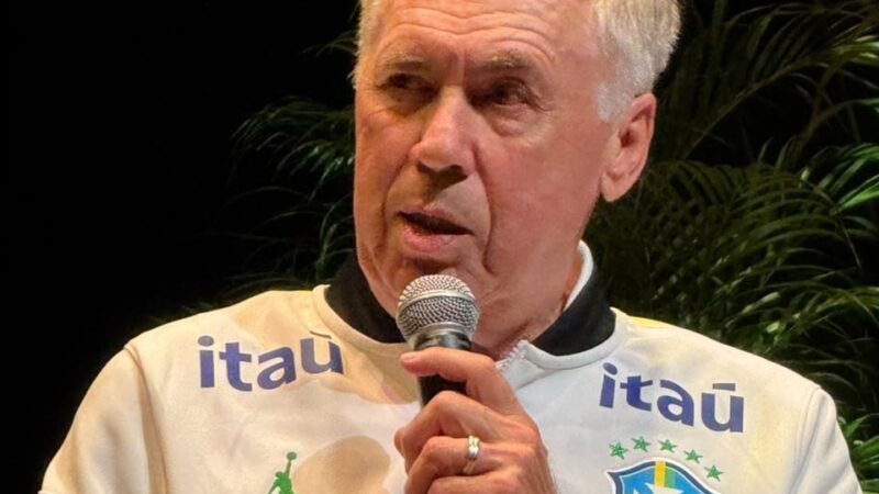 Ancelotti diz que pressão não muda seus planos para a Seleção: “Temos futuro, apesar das críticas”