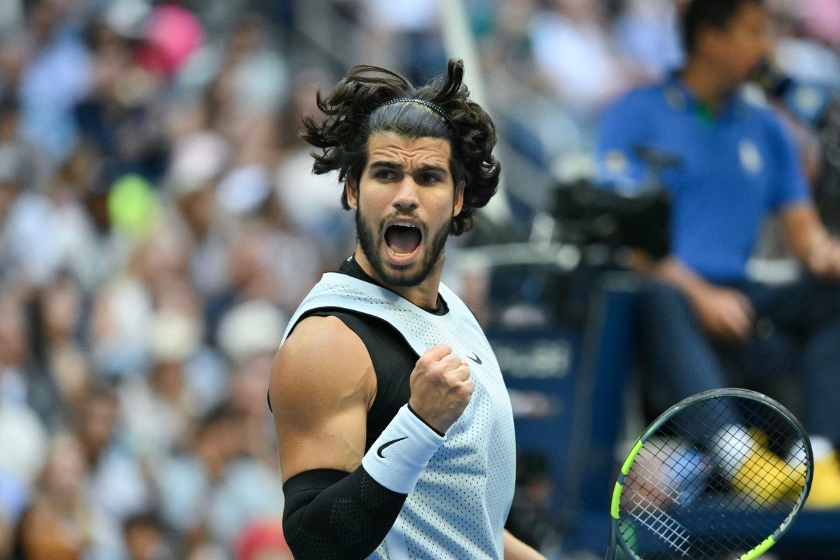 Alcaraz vence Paul por 3 sets a 0 e alcança as quartas de final do US Open pela 5ª vez