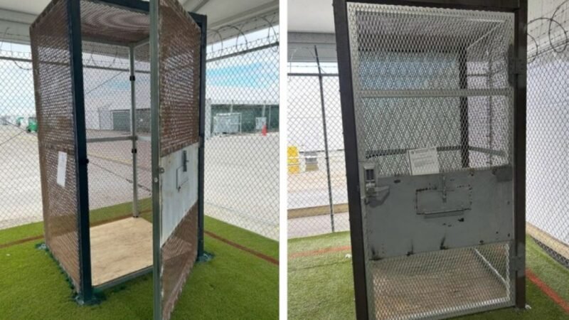 Imigrantes detidos na ‘Alcatraz dos Jacarés’ do ICE, na Flórida, ficavam em celas do tamanho de uma cabine telefônica