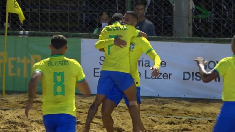 Brasil x Colômbia: assista ao vivo ao jogo da Copa das Nações de Futebol de Areia