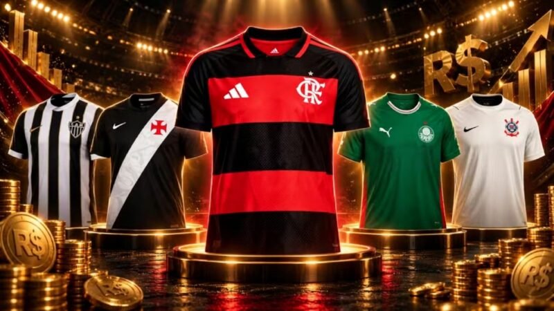 Flamengo tem camisa mais cara da Série A; veja ranking dos 20 clubes
