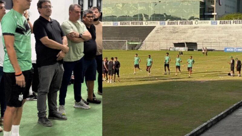 Veja imagens da apresentação do elenco do Central para o Pernambucano