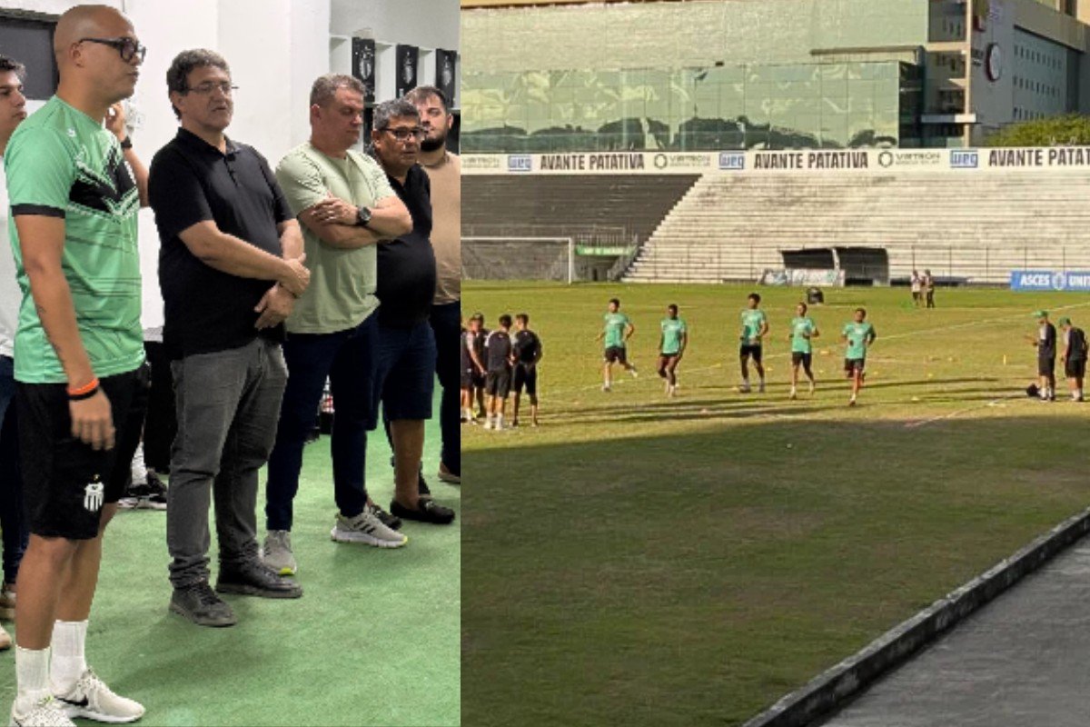 Veja imagens da apresentação do elenco do Central para o Pernambucano