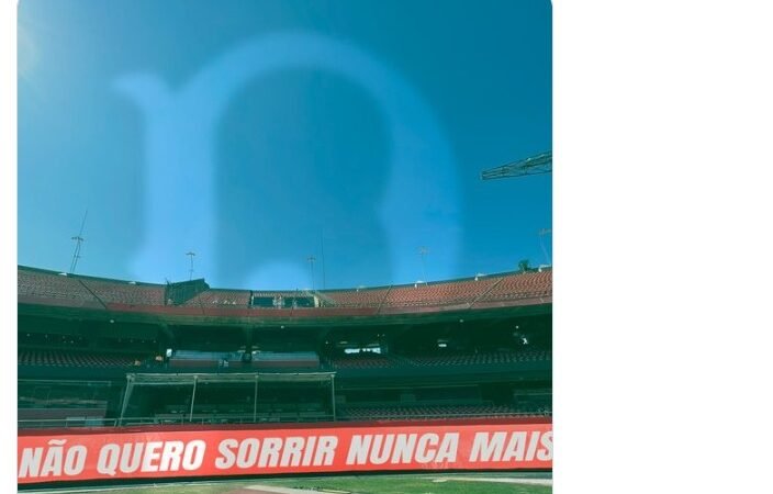 Palmeiras provoca São Paulo com Darth Vader e faixa da torcida rival; veja