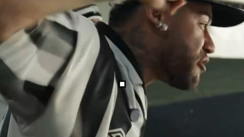 Vídeo mostra reações de Neymar aos gols da vitória do Santos sobre o Cruzeiro