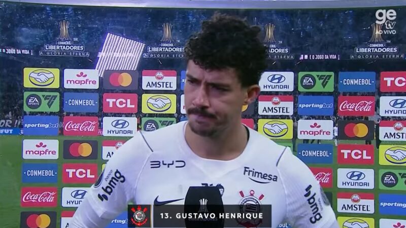 Gustavo Henrique lamenta eliminação do Corinthians na Libertadores: “Noite para esquecer”