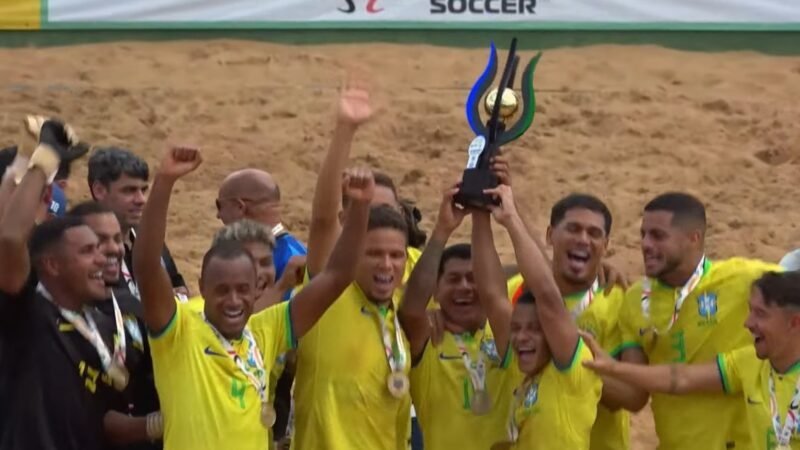Brasil sofre, marca no último minuto e vence Copa das Nações
