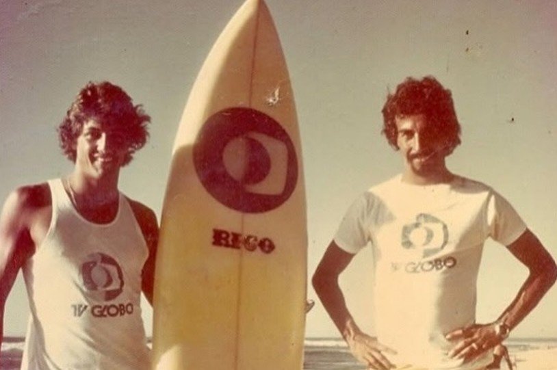 Rico de Souza e Shaun Tomson: reencontro de lendas do surf.