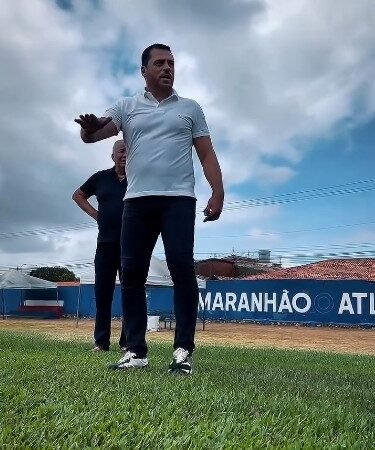 Maurício Copertino se reúne com diretoria e conhece estrutura do Maranhão