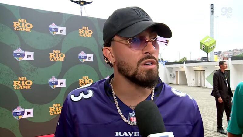 Telles vai a jogo da NFL vestido de Ravens, que treinaram no CT do Botafogo: “A gente dá sorte”
