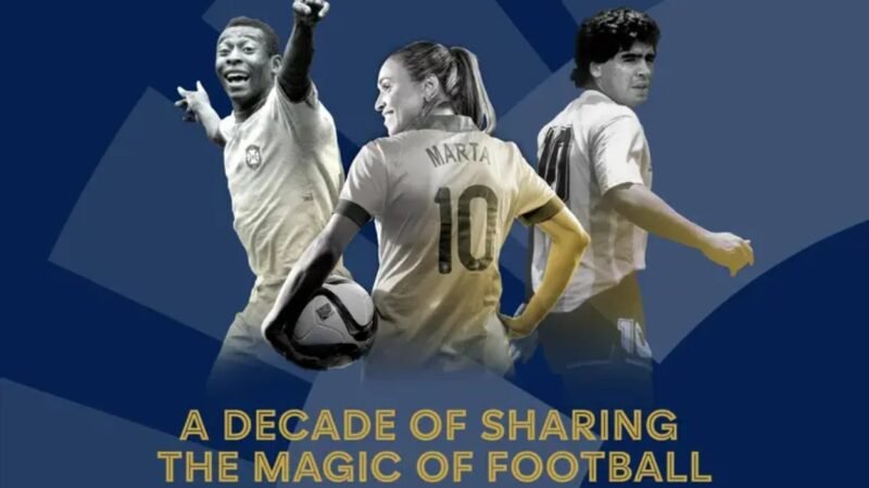Museu da Fifa celebra 10 anos com exposição digital sobre camisas 10; Pelé e Marta são homenageados