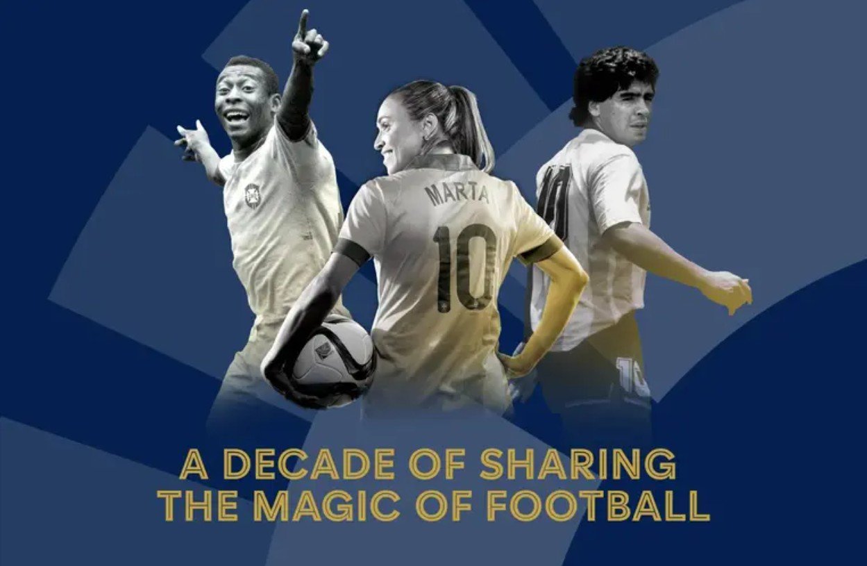 Museu da Fifa celebra 10 anos com exposição digital sobre camisas 10; Pelé e Marta são homenageados