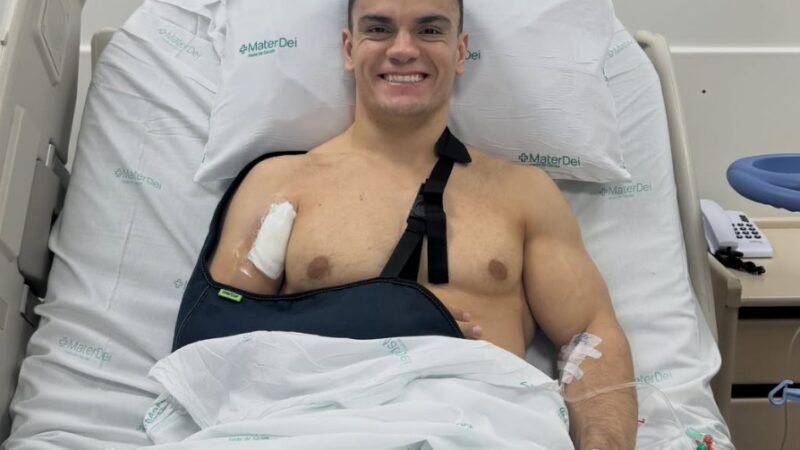 Caio Souza passa por cirurgia após lesão no bíceps: “Mais uma marca de guerra!”