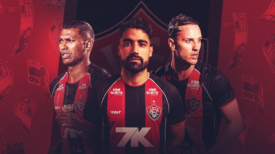 Vitória fecha segunda janela de reforços com foco em reposição e mercado brasileiro; veja balanço