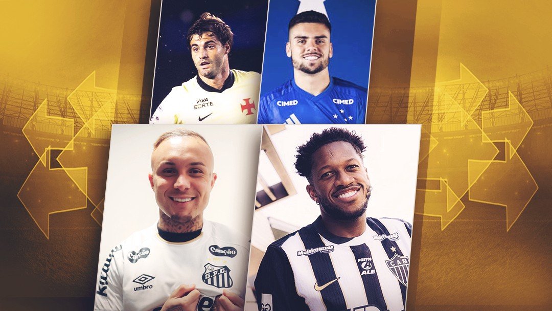 Fred, Gabriel Pec, Santiago Sosa, Hulk e Cebolinha: veja quem seu time contratou na 2ª janela