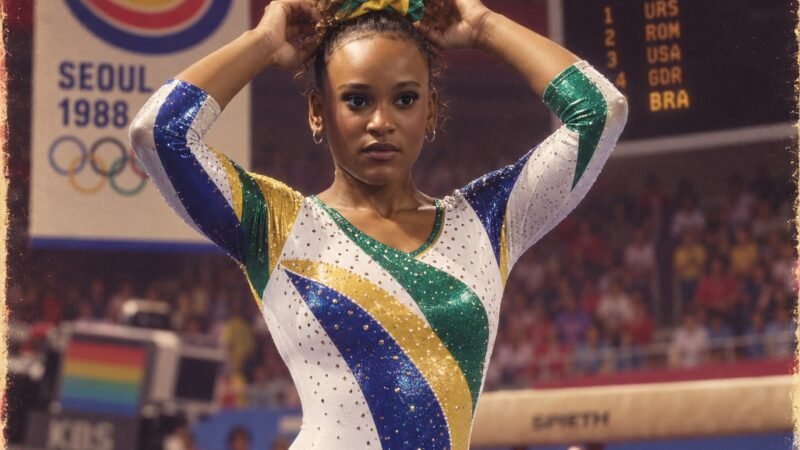 Entramos na trend! Veja a versão anos 80 de Rebeca, Rayssa, Piu e outros astros olímpicos