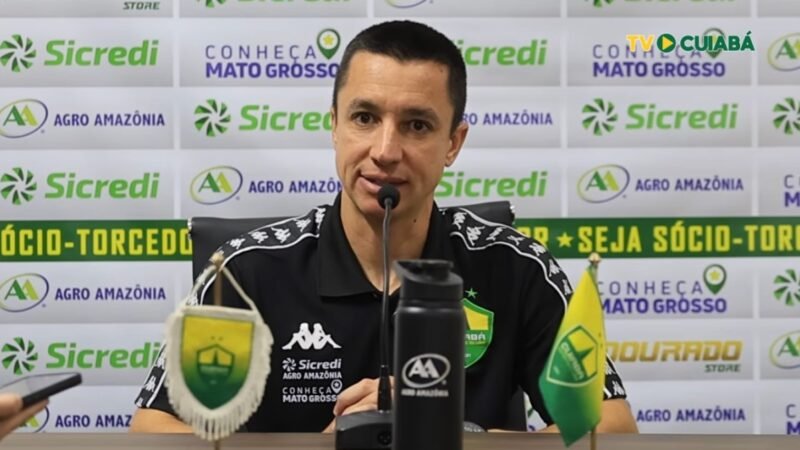 Eduardo Barros cita Cuiabá abaixo nos duelos em derrota para o Criciúma: “Faltou ser mais firme”