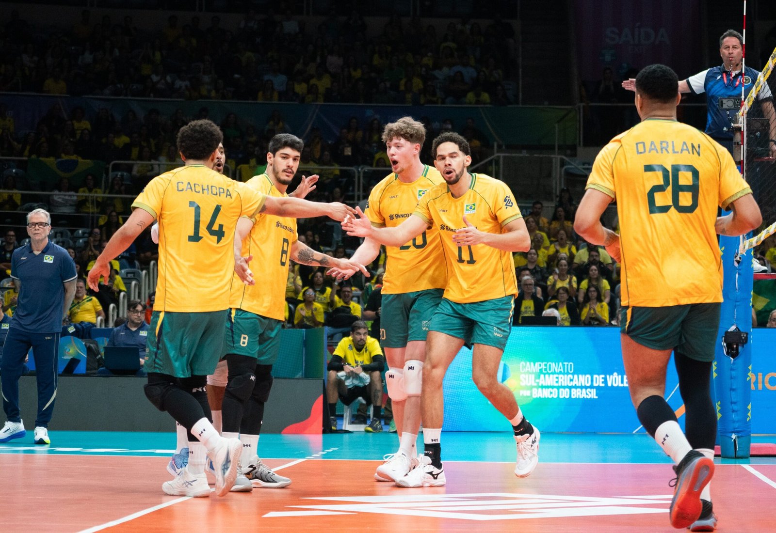Brasil x Colômbia no Pré-Olímpico Masculino de vôlei: horário e onde assistir ao vivo