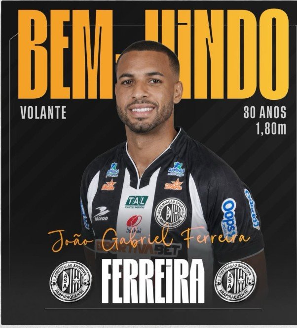 ASA renova com o volante Ferreira para a temporada 2027