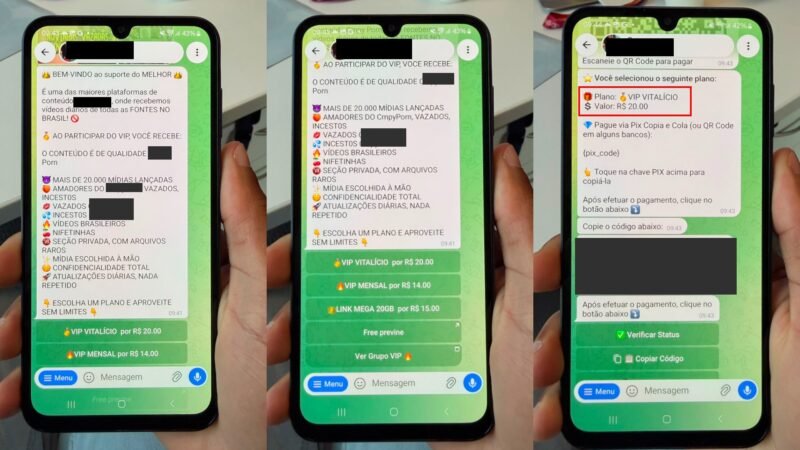Criminoso admite usar conta bancária de terceiro para vender material de abuso sexual infantil: ‘É de uma menina’