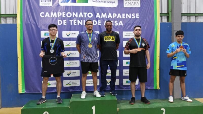 3ª Etapa do Campeonato Amapaense de Tênis de Mesa termina com 53 pódios