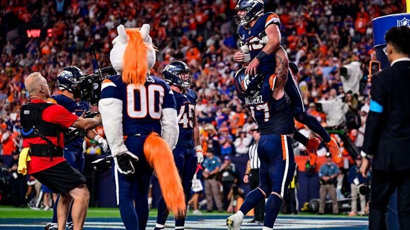 Broncos conseguem virada no último minuto e batem Rams na NFL