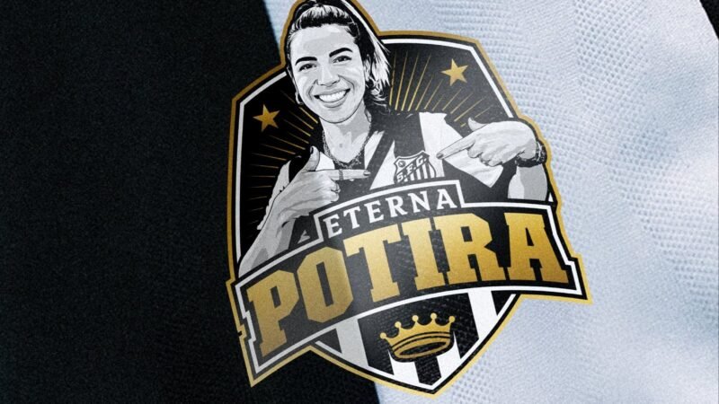 Santos presta homenagem a Naty Potira com mensagem na camisa: “Eterna”