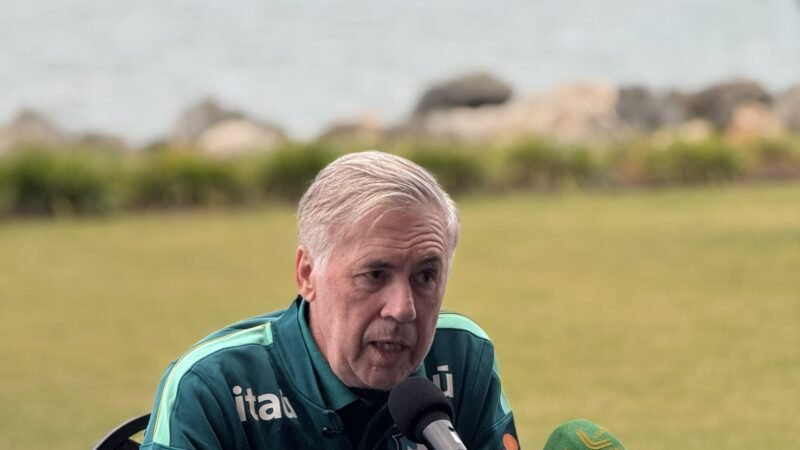 Ancelotti confirma Vini, Raphinha, Endrick e Estêvão contra a Austrália
