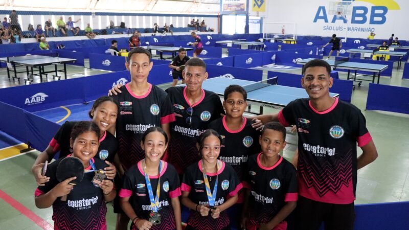 Atletas do Fórum Jaracaty brilham na 4ª etapa do Maranhense de Tênis de Mesa