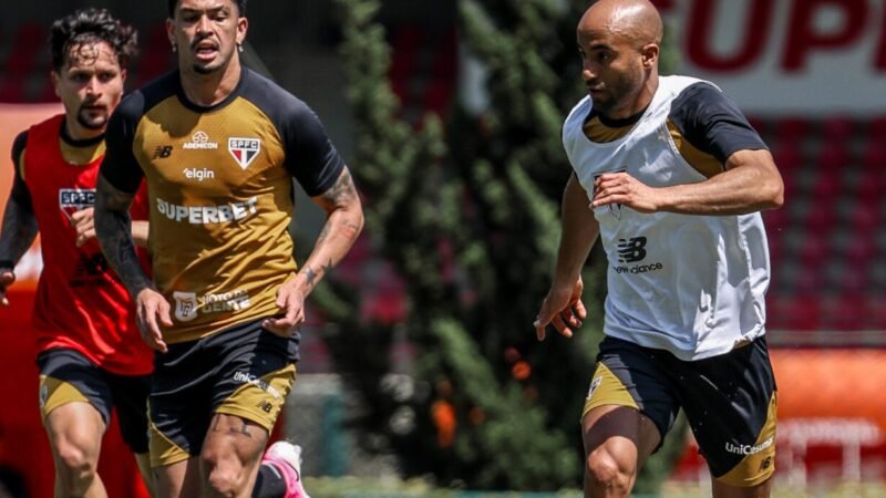 Newton, Lucas e Bobadilla: as novidades do treino do São Paulo nesta sexta-feira