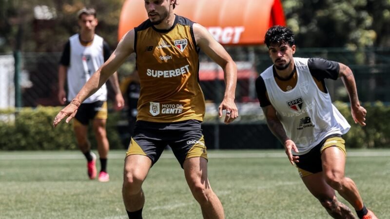 São Paulo inicia semana de preparação para clássico contra o Santos