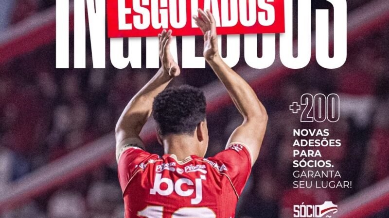 Vila Nova x Londrina: ingressos esgotados para o jogo desta sexta no OBA