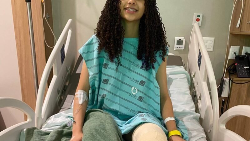 Em recuperação de lesão no joelho, sergipana Lívia Cauane faz nova cirurgia